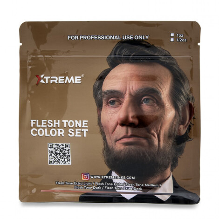 Тату краска Xtreme Ink Flesh Tone Set