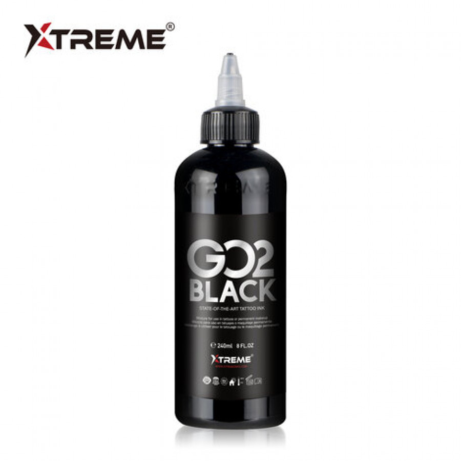 Тату краска Xtreme Ink G02 Super Black