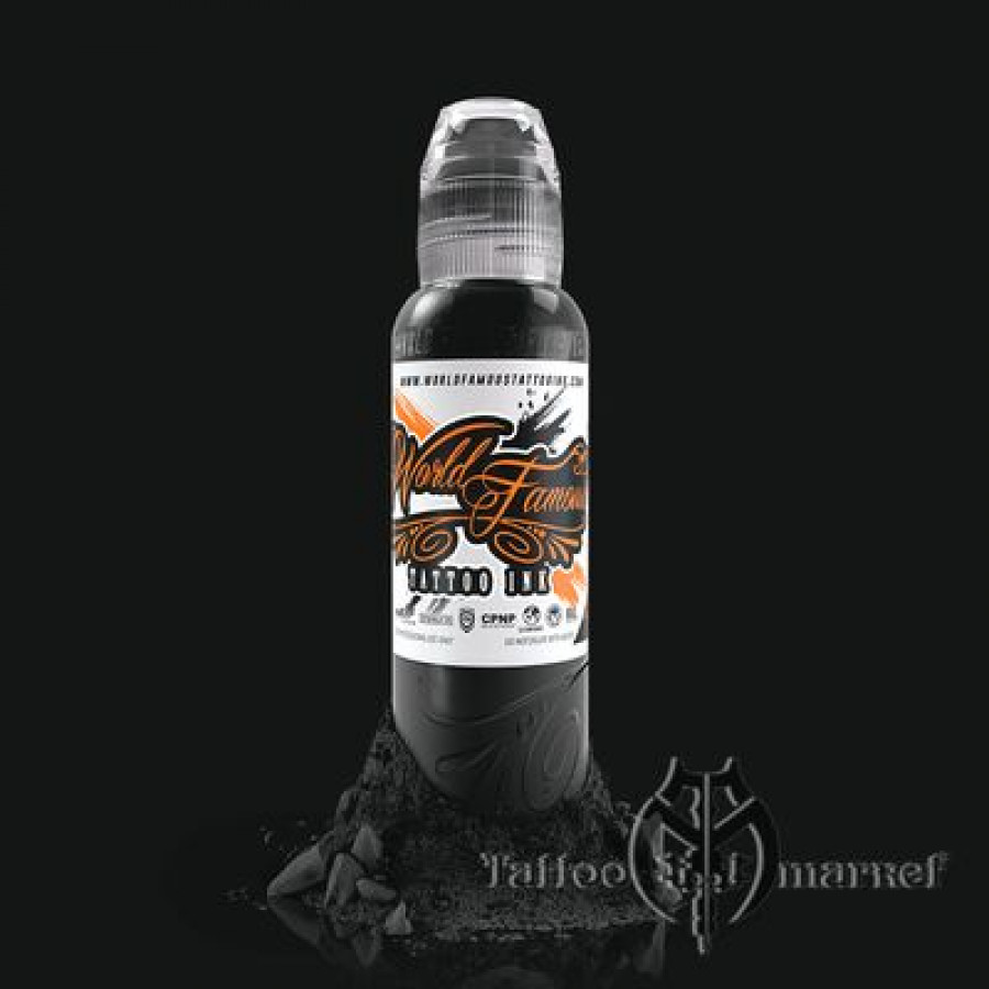 Краска World Famous Tattoo Ink Dark Greywash